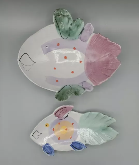 Art Pottery Fish Bowl/Candy Dish decorative plate wall hanging decor kitchen