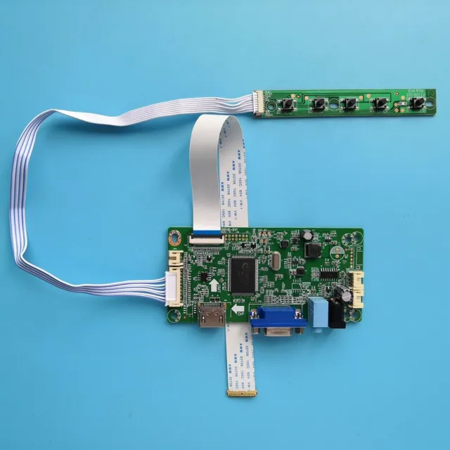 HDMI VGA LCD EDP Controller Board Kit 30pin for LED N156BGA 1366*768 15.6" Panel