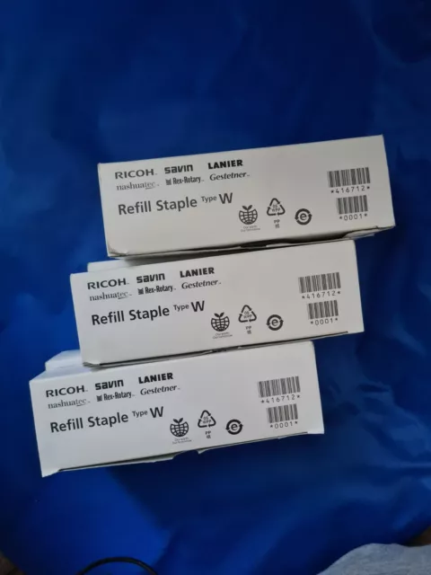 Genuine RICOH Refill Staple Type W 416712