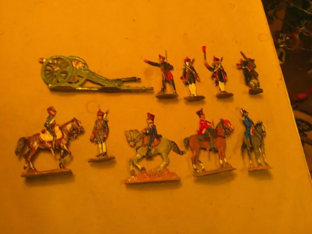 Napoleonic, French Guards artillery, Lead flats painted, JL