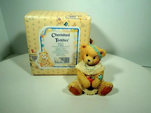 Cherished Teddies Winona 617172 4E1/093 Little Fair Feather Friend Mib 1994