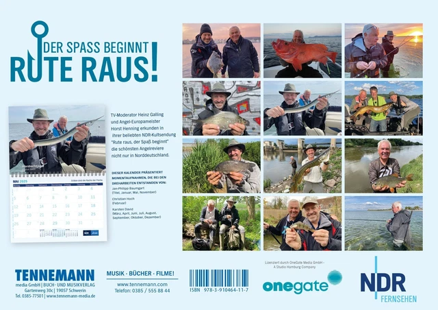 RUTE RAUS, DER Spass beginnt 2025 | TENNEMANN Verlag | Deutsch