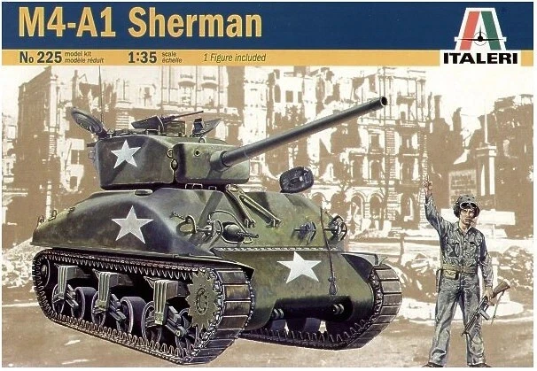 Maquette Pour Installation Sherman M4A1, 1:3 5 Italeri