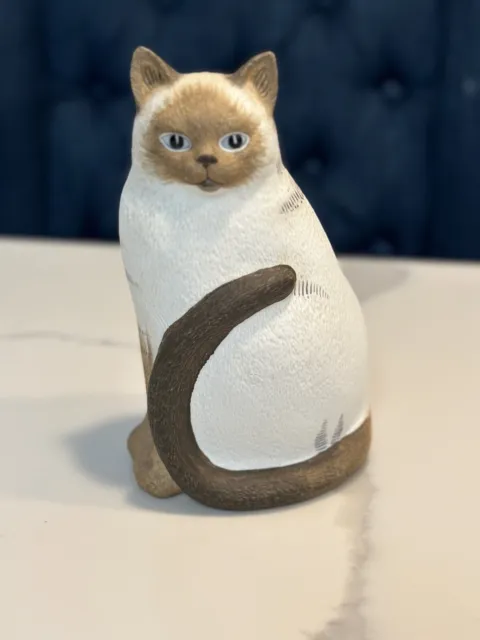 Siamese Cat Figurine 8” H Silvestri Mary Lake Thompson