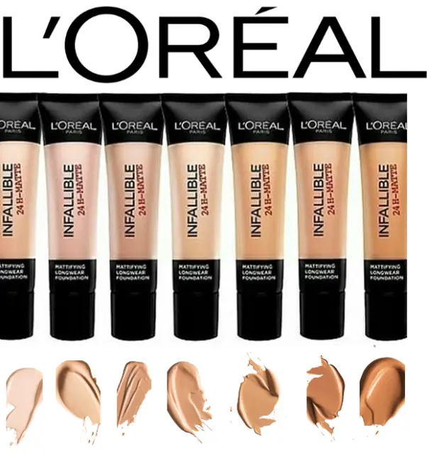 L'Oreal Paris Infallible 24h Matte Foundation- Various Shades