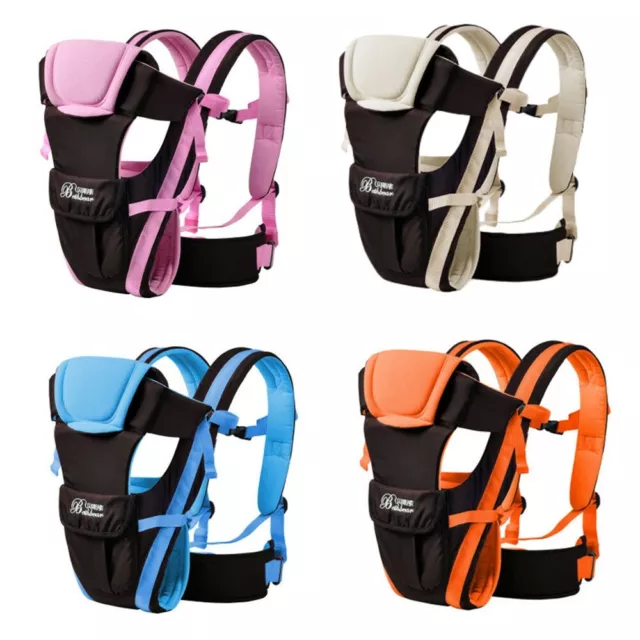 Bebé recién nacido niños niñas Envoltura de cabestrillo Mochila versátil espalda delantera