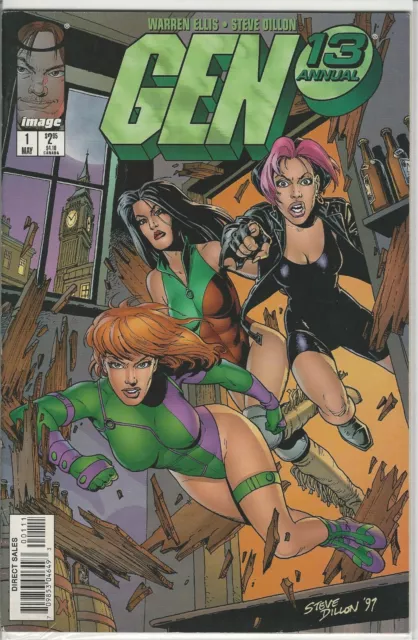 Gen 13 Annual #1 ~ 1997 Image Comics ~ VF+ ~ Bagged & Boarded ~ Charity