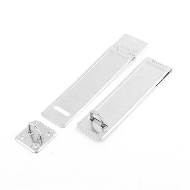Cadenas Acier Inoxydable porte accueil base Moraillon 142mm longueur 2 Pcs