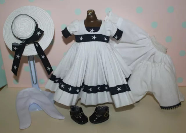 8" Madame Alexander White Sailor Outfit tagged SETTING SAIL with hat