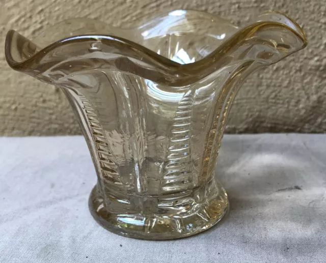 Marigold Carnival Glass  Towers Vase