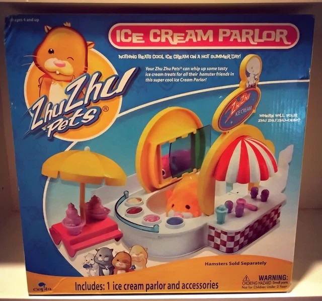 New Zhuzhu Pets ICE CREAM PARLOR with Accessories New Zhuzhu Pets ICE CREAM PARLOR with Accessories