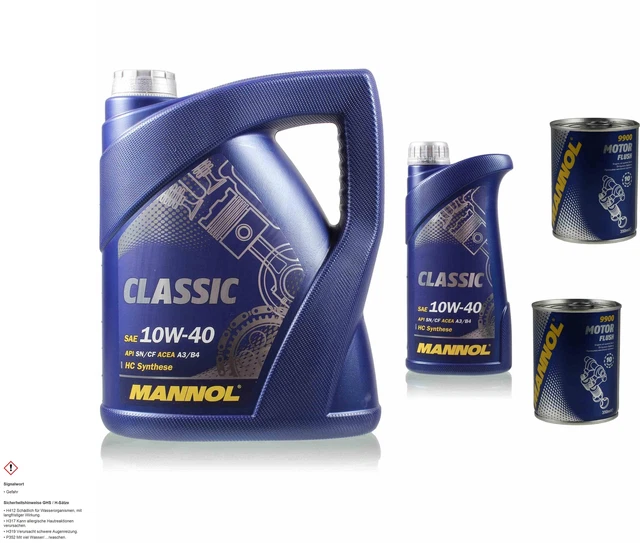 6L Olio Motore MANNOL Classic 10W-40 2x