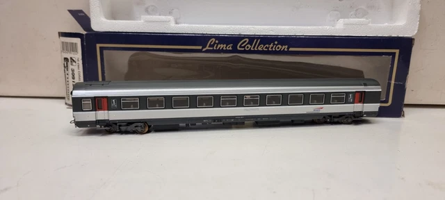 LIMA HO N°9318 VOITURE VOYAGEUR TOURISME AMENAGÉ, 1e CLASSE SNCF A9-1063 375T-54 - Collection