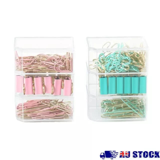 102 pcs Pink and Green Stationery Metal Ticket Clip Office Supplies  Office