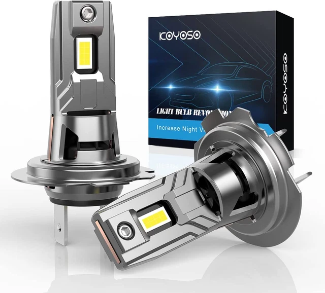 H7 LED Lampadine 16000LM, LED Lampadina Fari Auto Compatibile Con DC 12V per Eff