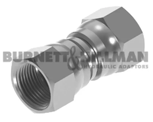 Burnett & Hillman JIC 7/16" Swivel Fem x JIC 7/16" Swivel Fem Adaptor | 01825