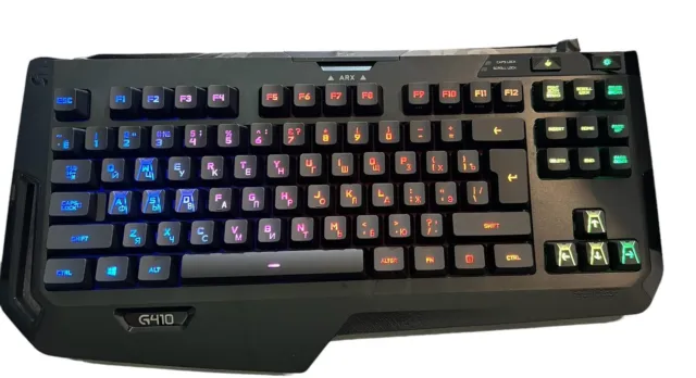 Logitech G410 Atlas Spectrum Mechanische Gaming-Tastatur LED RGB russisch NEU