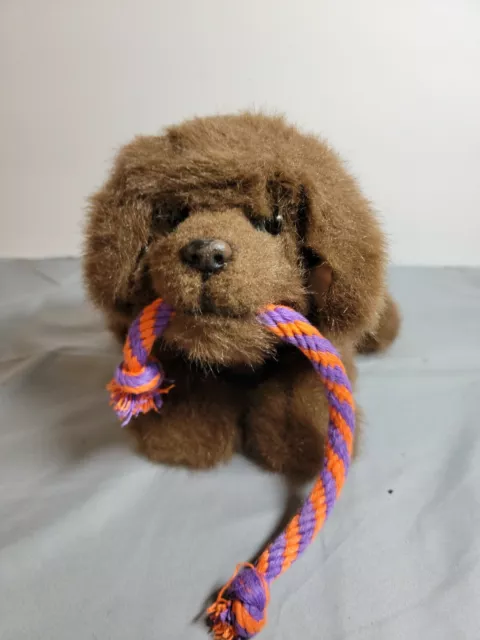 2006 Furreal Friends Tuggin' Pup With Rope Toy Still Works