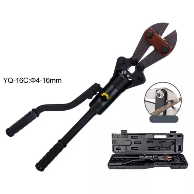 New Hydraulic Steel Clamp Shear YQ-16C Rebar Cutting Tools Hydraulic Shear