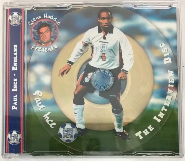 Glenn Hoddle Presents Paul Ince England The Interview 1990s Picture Disc CD -New