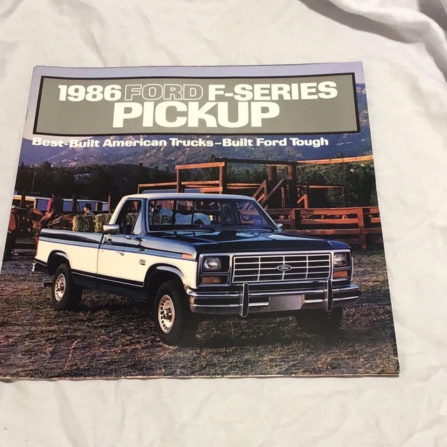 1986 FORD FSERIES Pickup dealer sales brochure 12.00 PicClick