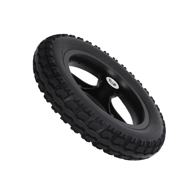 Rueda trasera eléctrica para silla de ruedas de 320 mm rueda sólida aleación de acero resistente al desgaste
