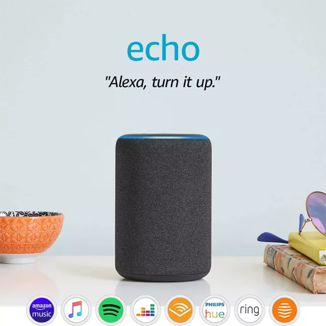 Amazon Echo 3. Generation Premium Bluetooth Lautsprecher Mit Alexa - Blau 3