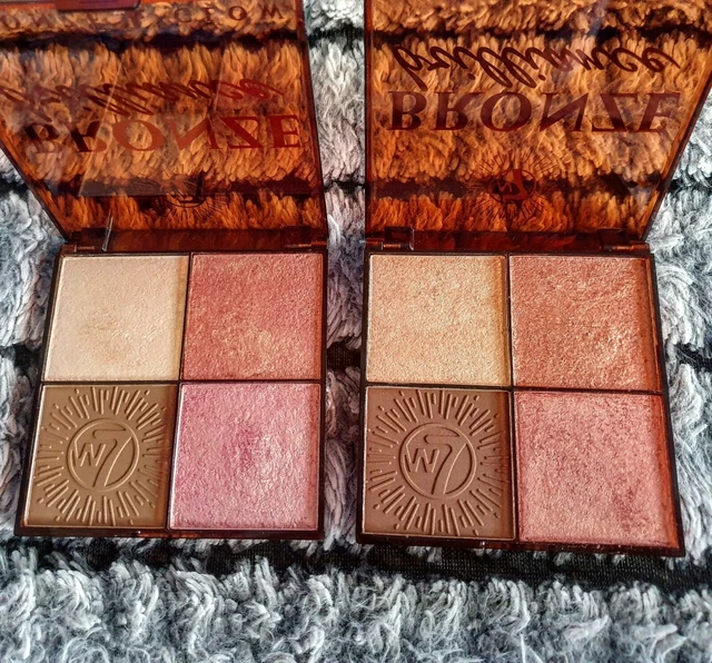 W7 Bronze Brilliance Bronzing Powder – Medium/Dark Für Natürliche Bräune & Glow