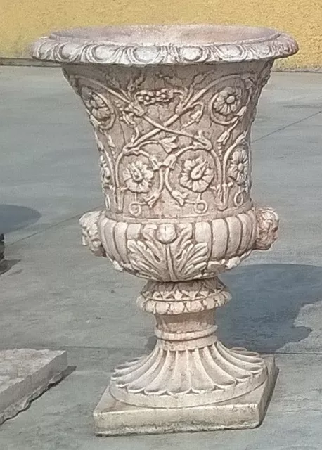 Vase Amphore Schale Pflanzgefäß Kübel Steinvase Gartendekoration Marmor Art.212