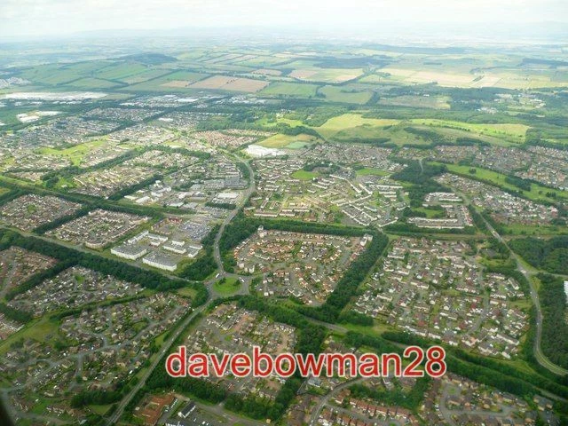 Photo  Lvingston From The Air A View Taken From An Aeroplane Approaching Edinbur