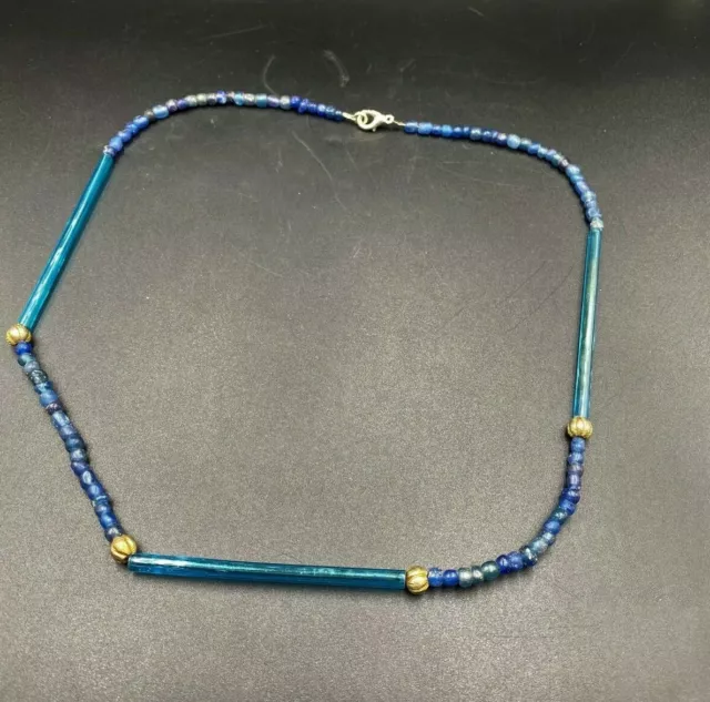 Ancient Antique Old Trade Glass Beads From Ancient Roman's  From Central Asia