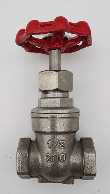 1" NPT Brass Gate Valve, Heavy Duty Female X Female Thread Rotary Sluice Valve, Manual Rotary Sluice Valve With Wheel Handle For Water Oil Gas (1", DN25 - View #10