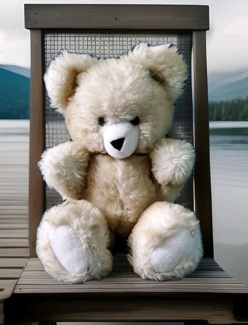Ancien GROS OURS en PELUCHE marron 60 cm fabrication Française années