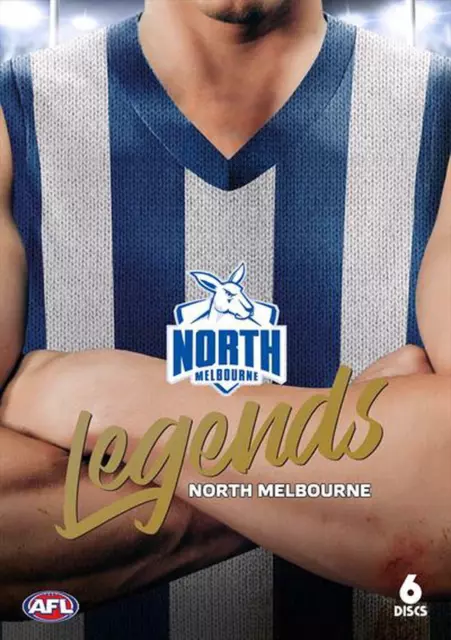 AFL - Legends - North Melbourne  ( DVD , 6 Disc Box Set ) BRAND NEW REGION 4