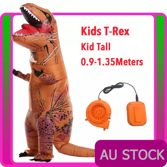 Child Inflatable Trex Dinosaur Costume T Rex T-Rex Kids