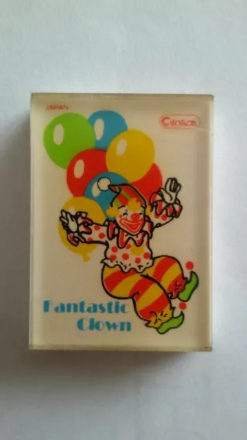 Gomme collection vintage eraser 80s Japan Citation Fantastic Clown Neuve