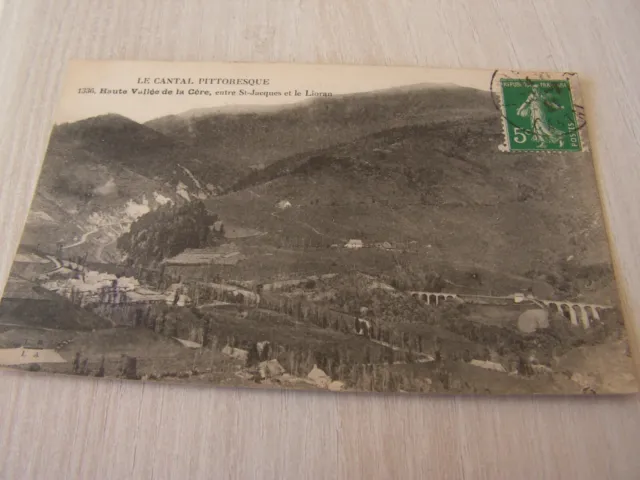 carte  postale  cantal haute vallee de la cere     ( ref46 c )