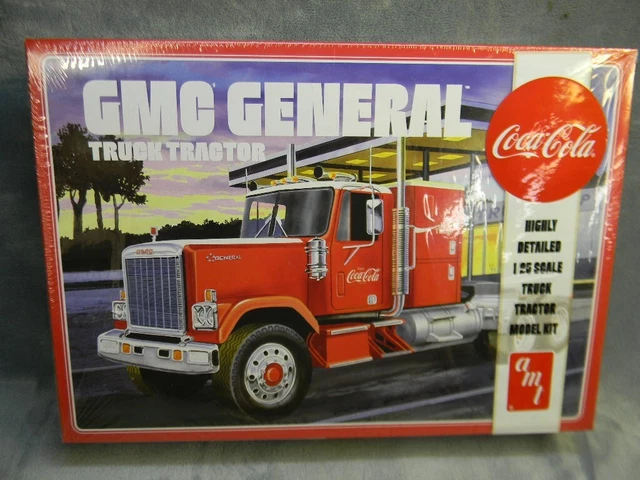 1/25 SCALE AMT Coca-Cola Gmc General Truck Tractor Model Kit #Amt1179 ...