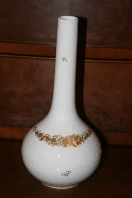 Rosenthal Romanze 1001 NACHT gold Björn Wiinblad VASE ENGHALSVASE  27 cm