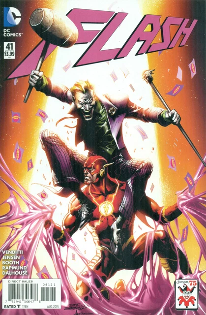 The Flash #41 Venditti Jensen Booth Professor Zoom Joker 75 Variant B NM/M 2015