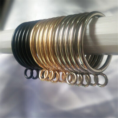 Pack of 10 Electroplating Metal Curtain Rings Hanging Hooks 25 28 38 4 55 MM