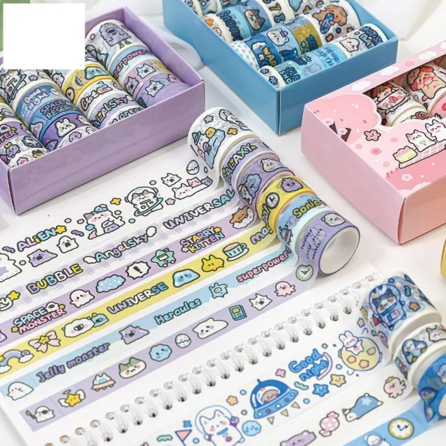 Kawaii Animal Washi Tape Set Cute Cartoon Hand Account Decorative Cute Stickers 3