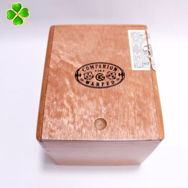 Warped | Companion Rothschild Cabinet Wood Cigar Box Empty - 5" x 4.25" x 4.25"