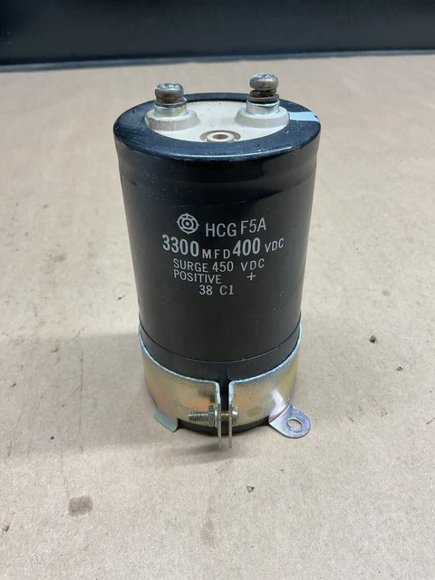 HITACHI HCG F5A 12000 Mfd Capacitor 250 Vdc Surge 300 Vdc