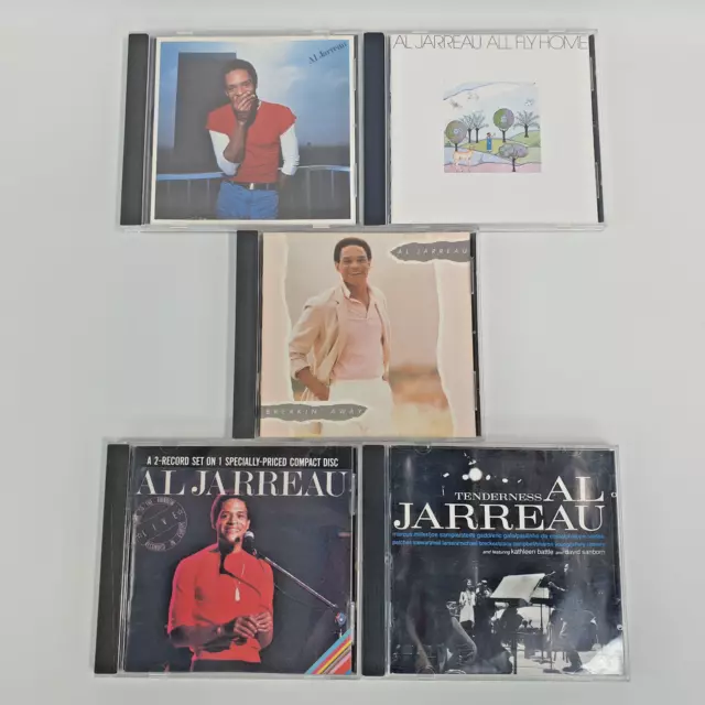 5x Al Jarreau ‎CD Bulk Lot - Breakin' Away, All Fly Home, Live, Tenderness