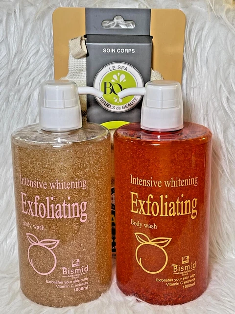 Gel Douche Blanchissant Et Exfoliant BISMID 1L - Anti-imperfections - Acide Kojique & Glutathion