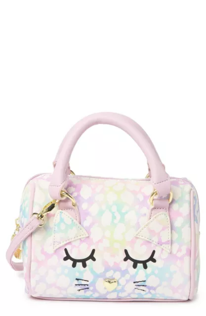 Betsey Johnson LB HARLY (MINI) Barrel Crossbody Bag Tie Dye Cat Multi SEALED