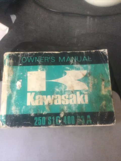 1973 Kawasaki S1 250 S3 400 Triple Mach Motorcycle Owners Manual Original