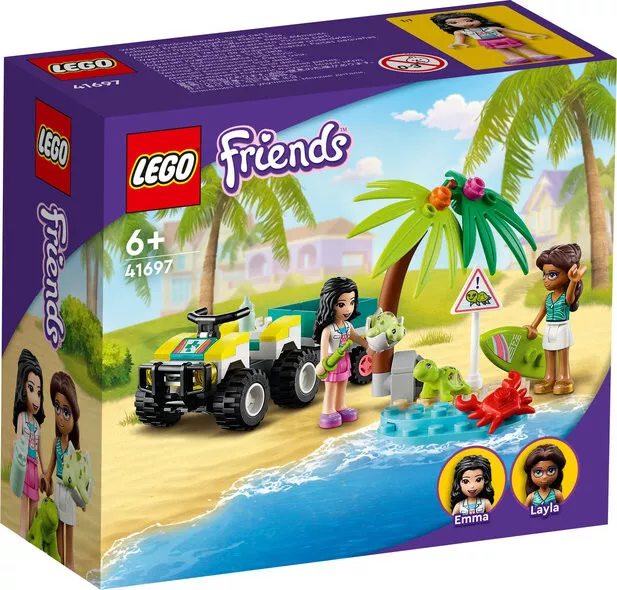 Original LEGO® Friends 41697 - Vehículo de Salvamento de Tortugas