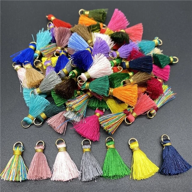 10pcs Adornos Para Flecos Poliéster Decoración Cortinas Costura Joyas Divisor